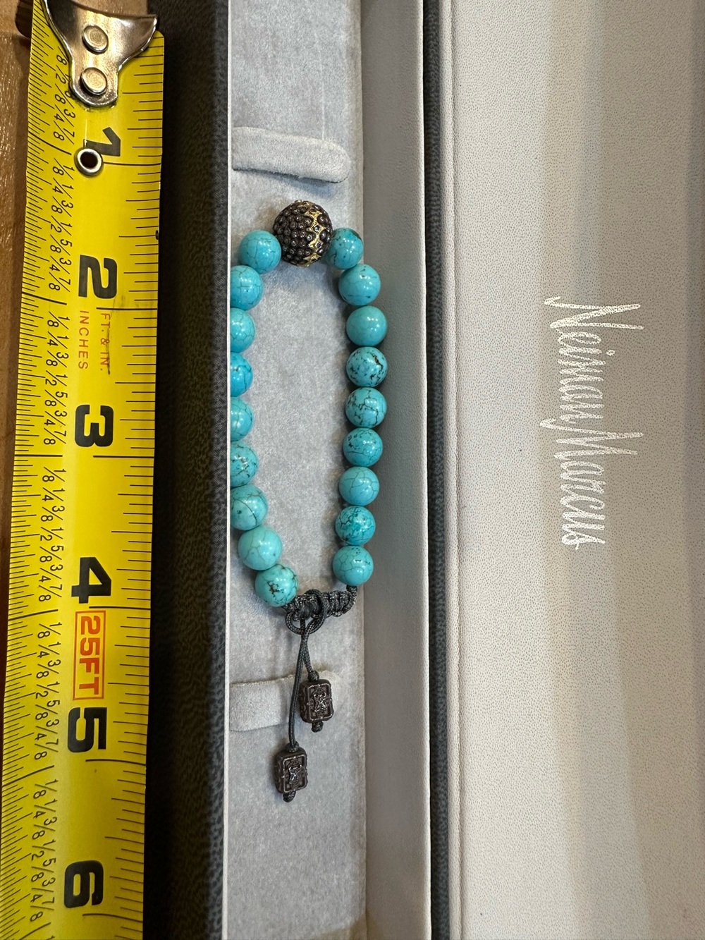 Armenta Diamond Magnesite Bead Bracelet • Mixed Metal Old World Pull Cord NWOT - Picture 11 of 11